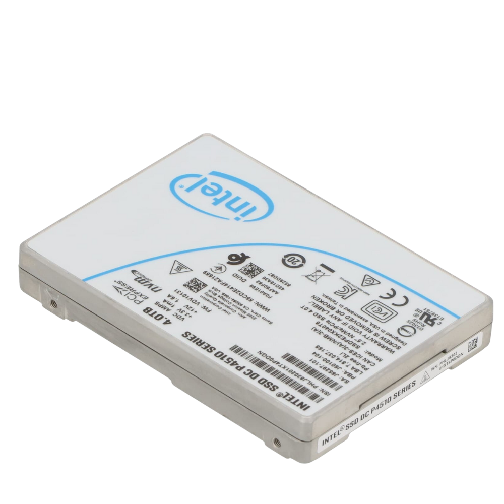 Intel DC P4510 4TB NVMe U.2 SSD | SSDPE2KX040T8 | Enterprise PCIe