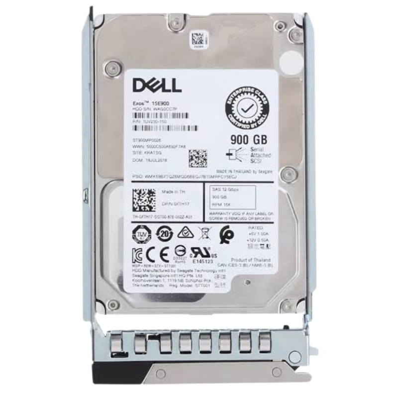 Dell 900GB 15K RPM 12Gb/s SAS 2.5-Inch Enterprise Hard Drive
