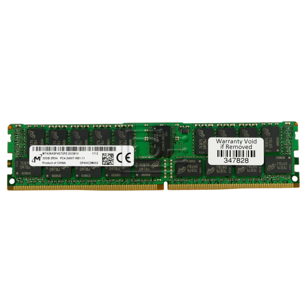 Micron 32GB DDR4 2400MHz ECC RDIMM PC4-19200 | MTA36ASF4G72PZ-2G3B1